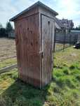 WC wychodek drewniany toaleta przenośna