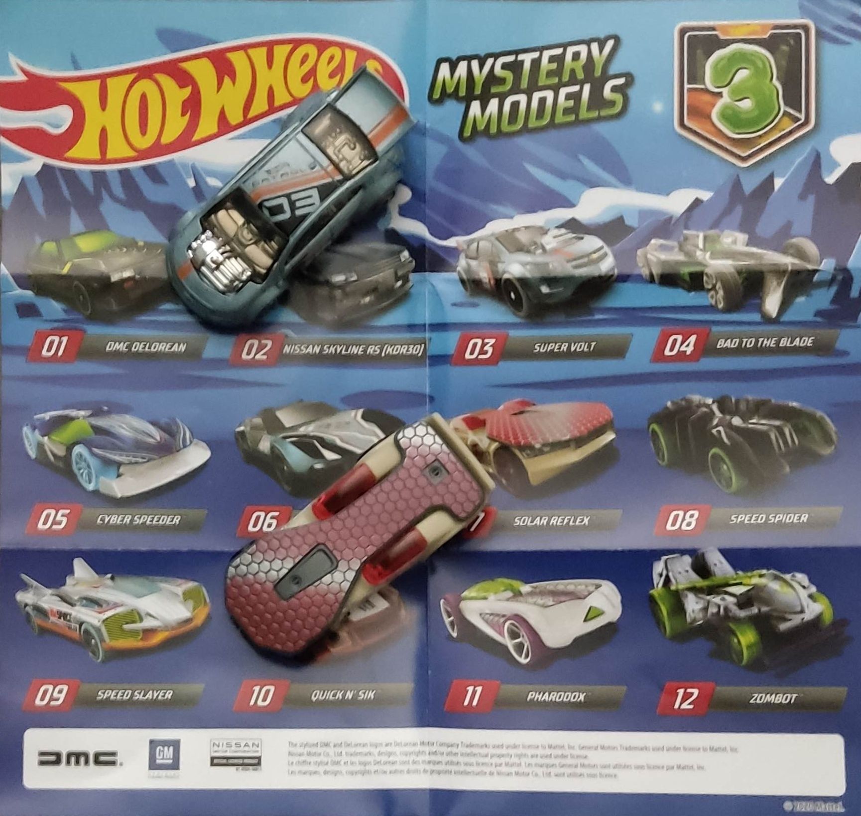 HOTWHEELS mystery models 3