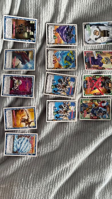 Karty LEGO Ninjago – duży zestaw około 30 kart