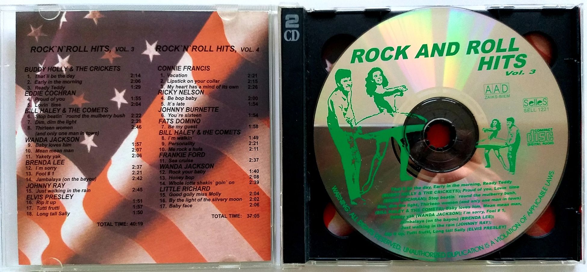 Rock Nad Roll Hits vol.3&4 2CD