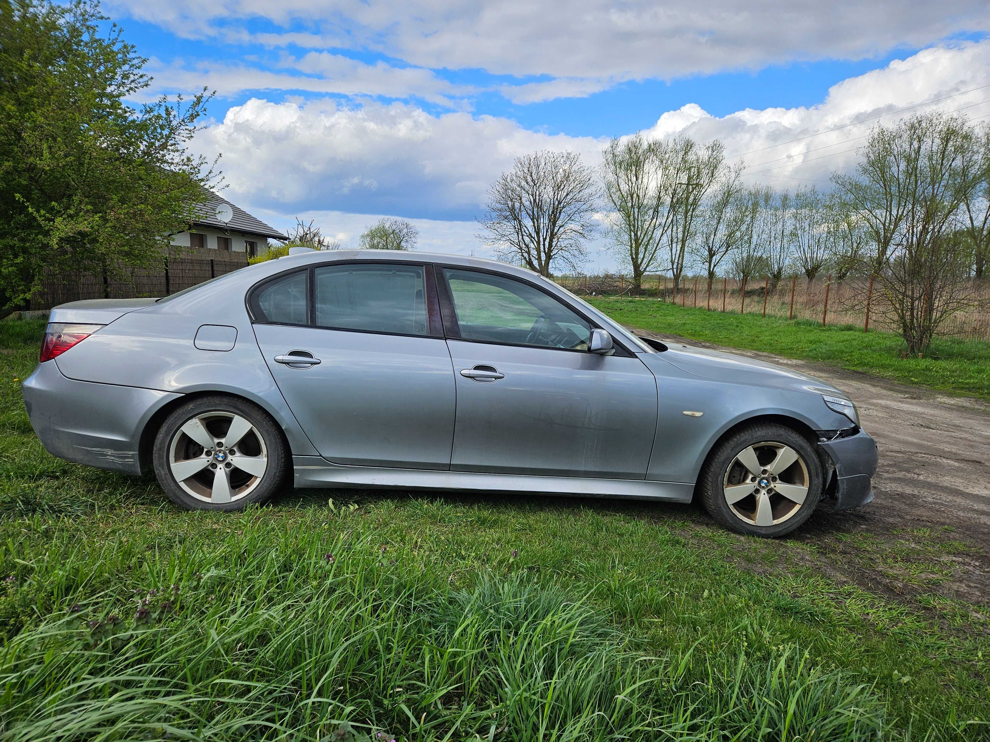 Bmw e60 530xd 231km m-pakiet 306d3 full opcja silbergrau CZESCI!