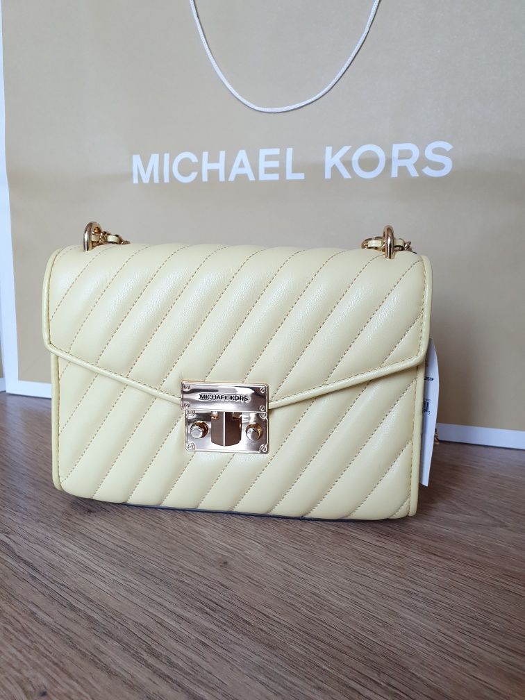 Сумка Michael Kors Rose vegan faux medium