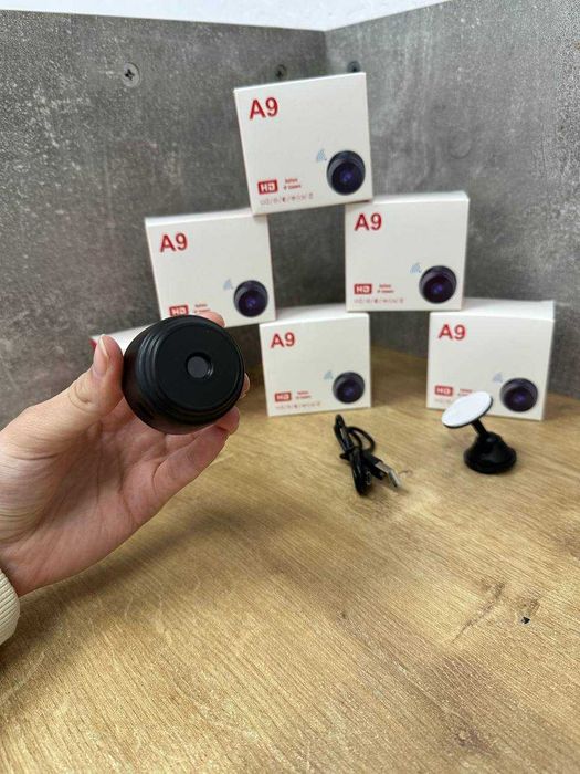 Бездротова міні КАМЕРА з ВАЙ-ФАЙ. Нічне бачення + датчик руху! WI-FI.