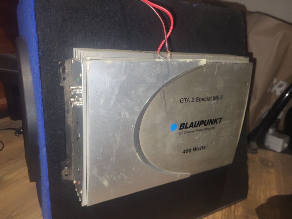 Subwoofer +wzmacniacz i radio