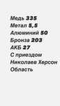 Метал 5 медь 335 алюминий 50 с приездом и грузчиками ! Честный вес