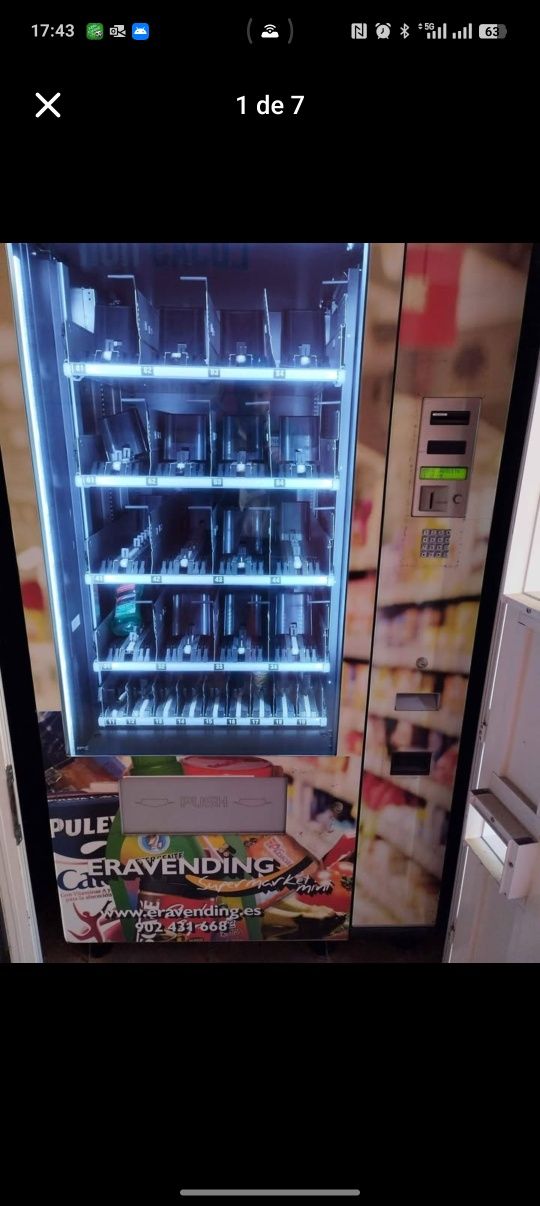Maquinas vending Jofemar