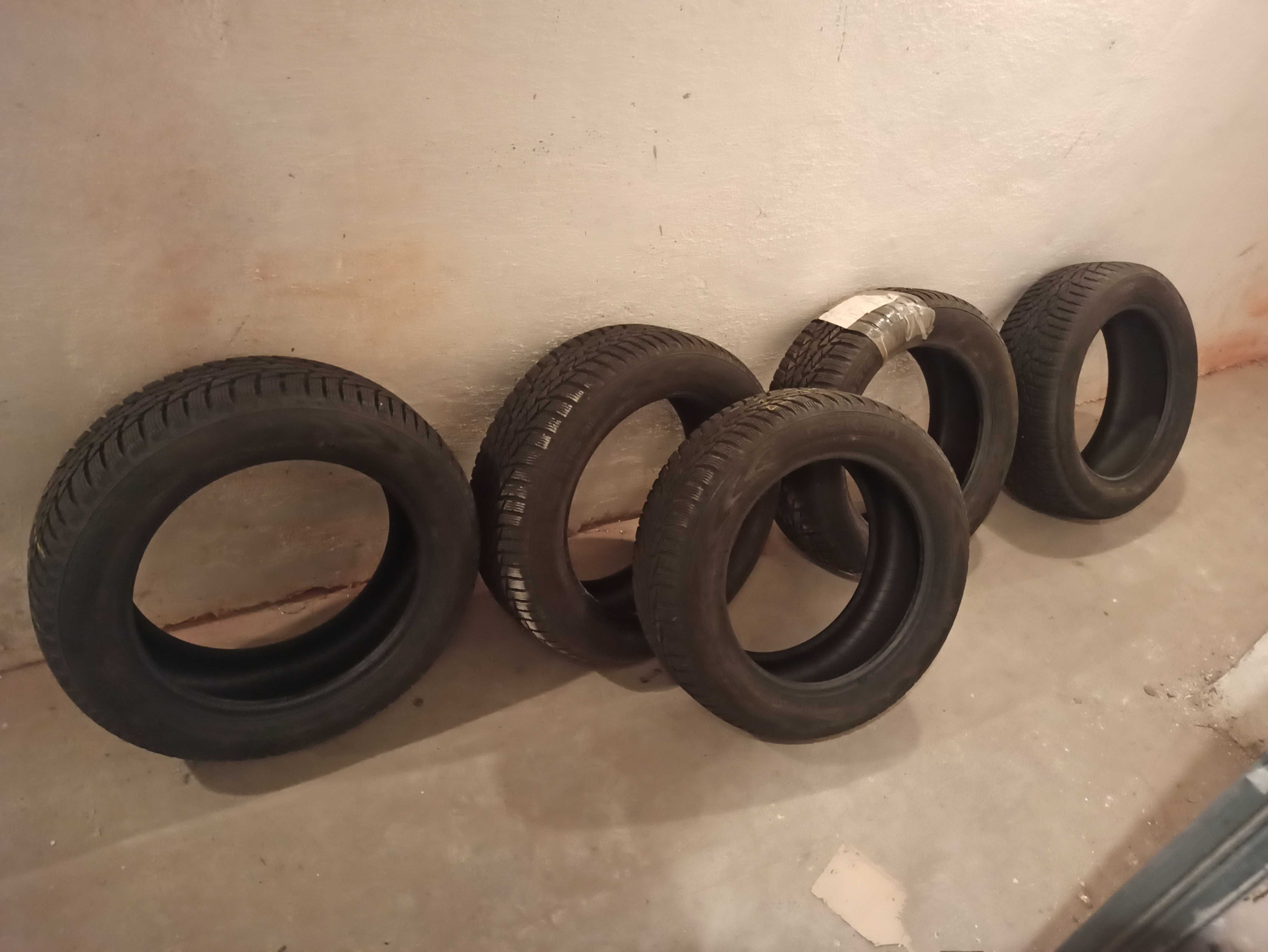 5 opon Nokian wr d4 205/55 r16, 6-7 mm bieżnika, cena/szt