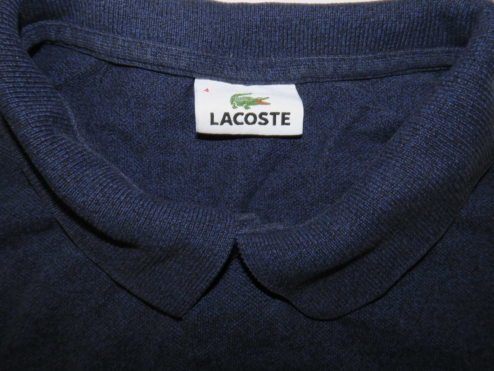 Lacoste longsleeve z kołnierzykiem M/L