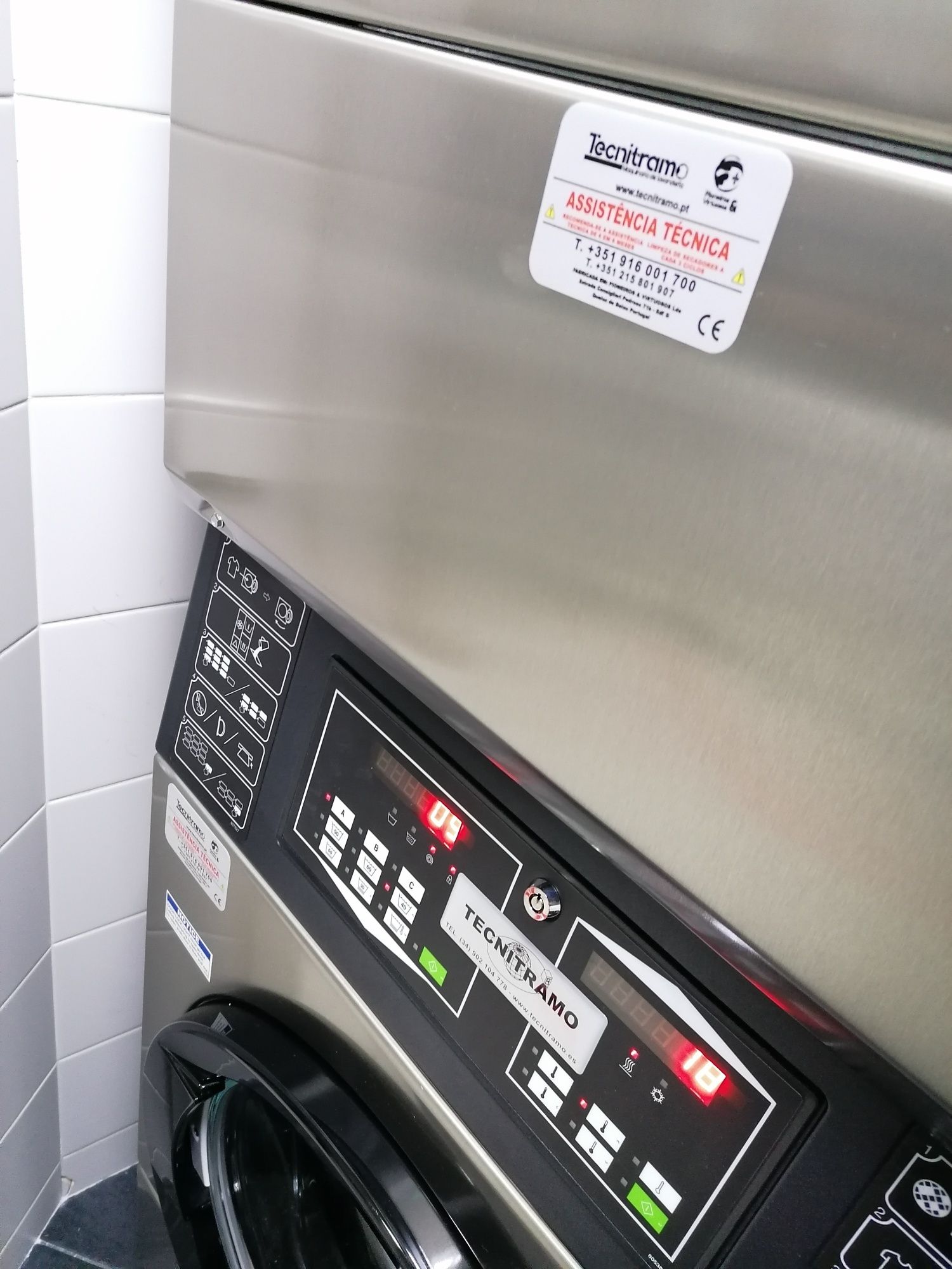 Máquina de lavar roupa industrial Self-service animais