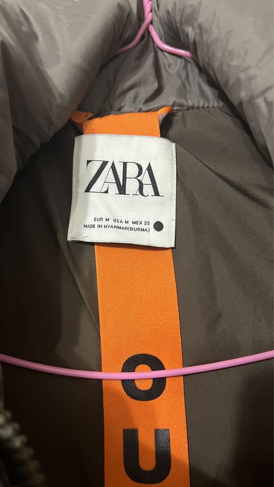 Zara куртка зима пуховик