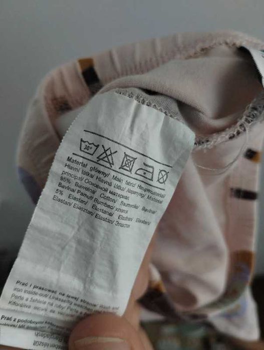 Dzianinowe różowe legginsy w jednorożce Limited Edition r. 74 cm