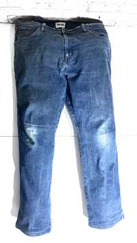 Świetne męskie dżinsy wrangler kultowy model texas duże w38 l32