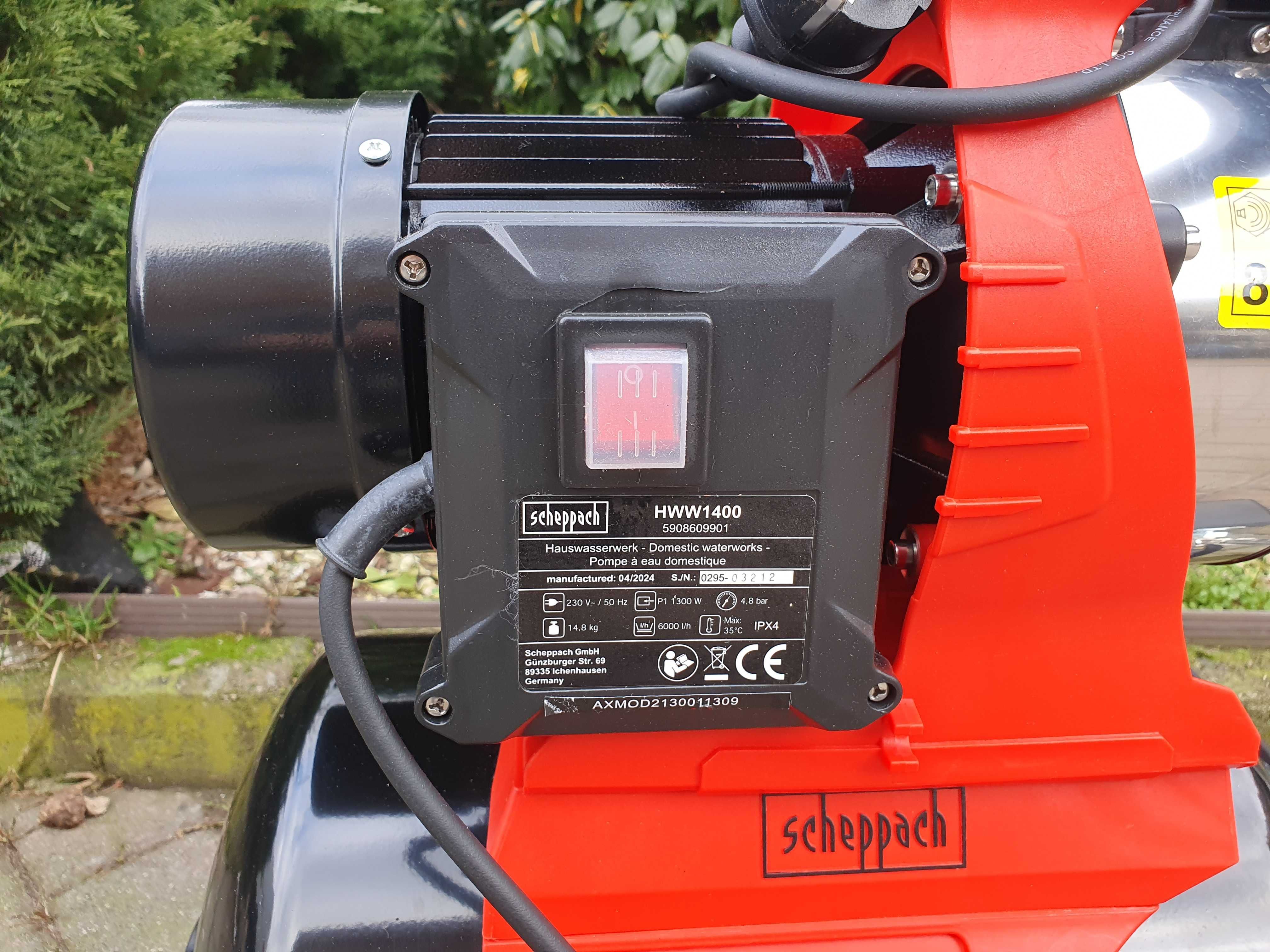 Zestaw Hydroforowy Pompa Hydrofor SCHEPPACH HWW 1400 Fvat