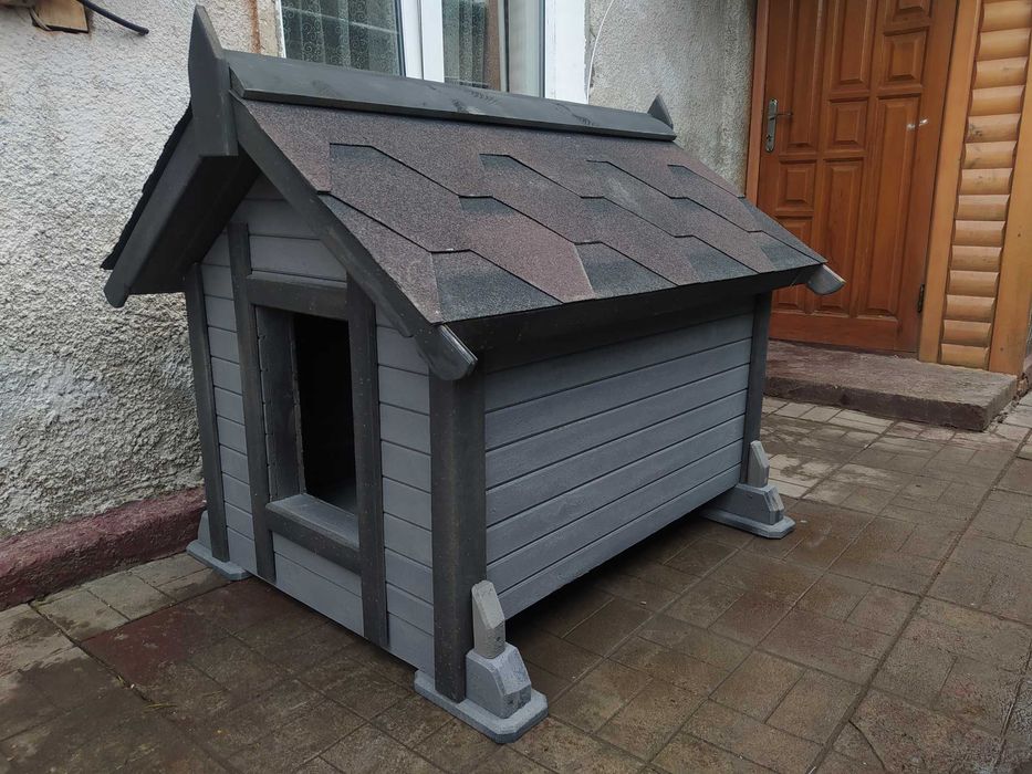 Утепленная будка для большой собаки ( большая буда )