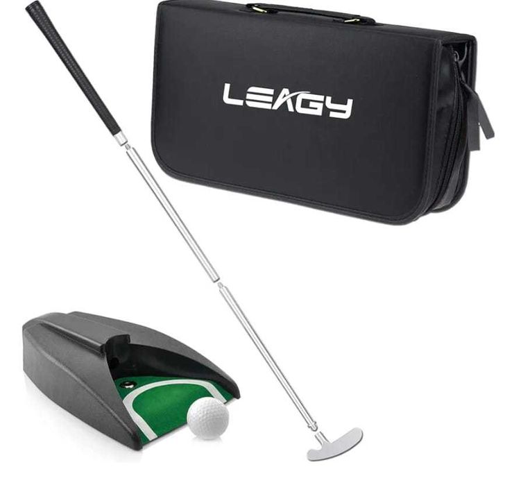 Przenośny miotacz golfowy Zestaw do ćwiczeń  z walizką prezent
