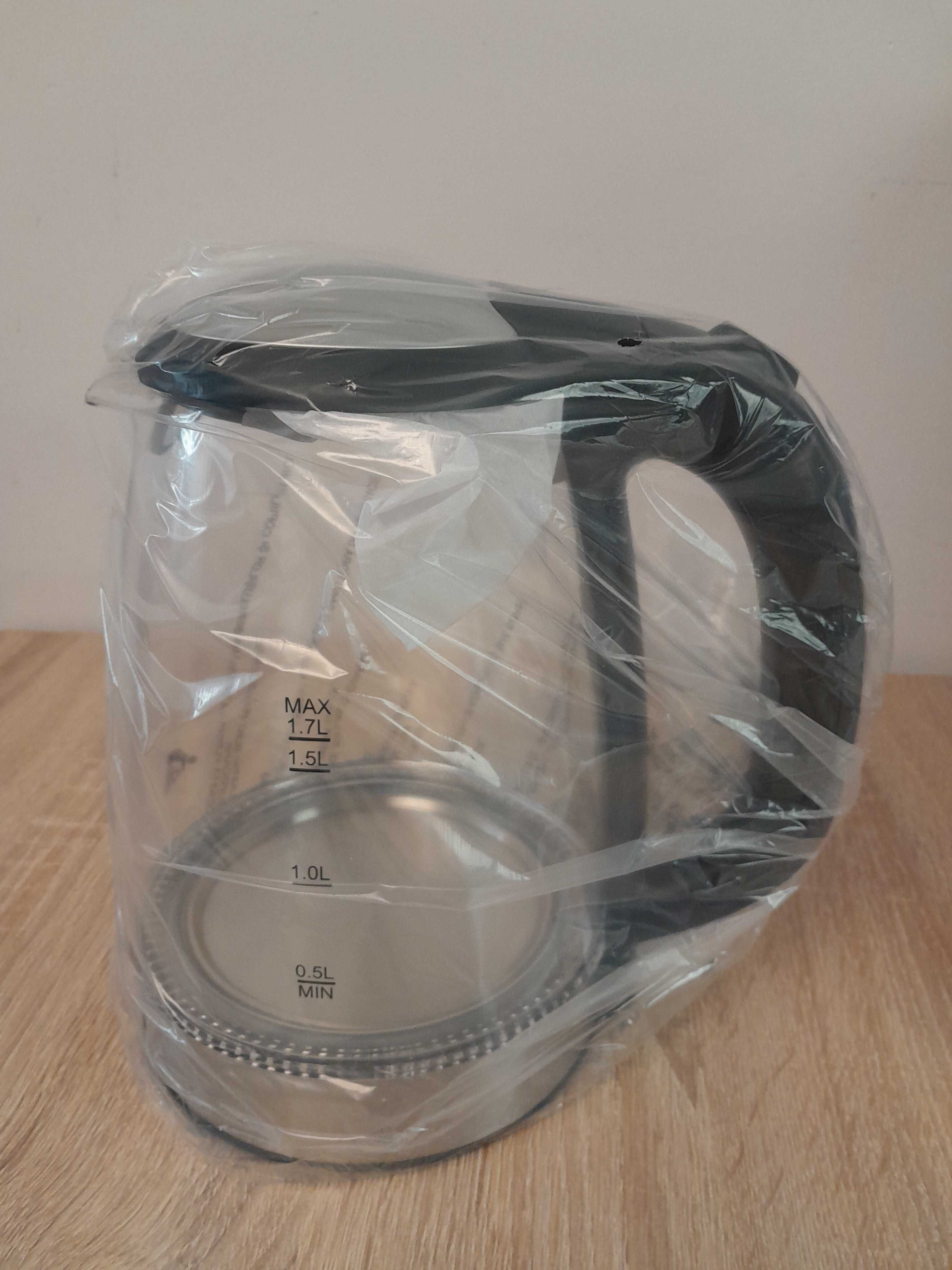Nowy szklany czajnik, bezprzewodowy, 2200 wat, Home Essentials
