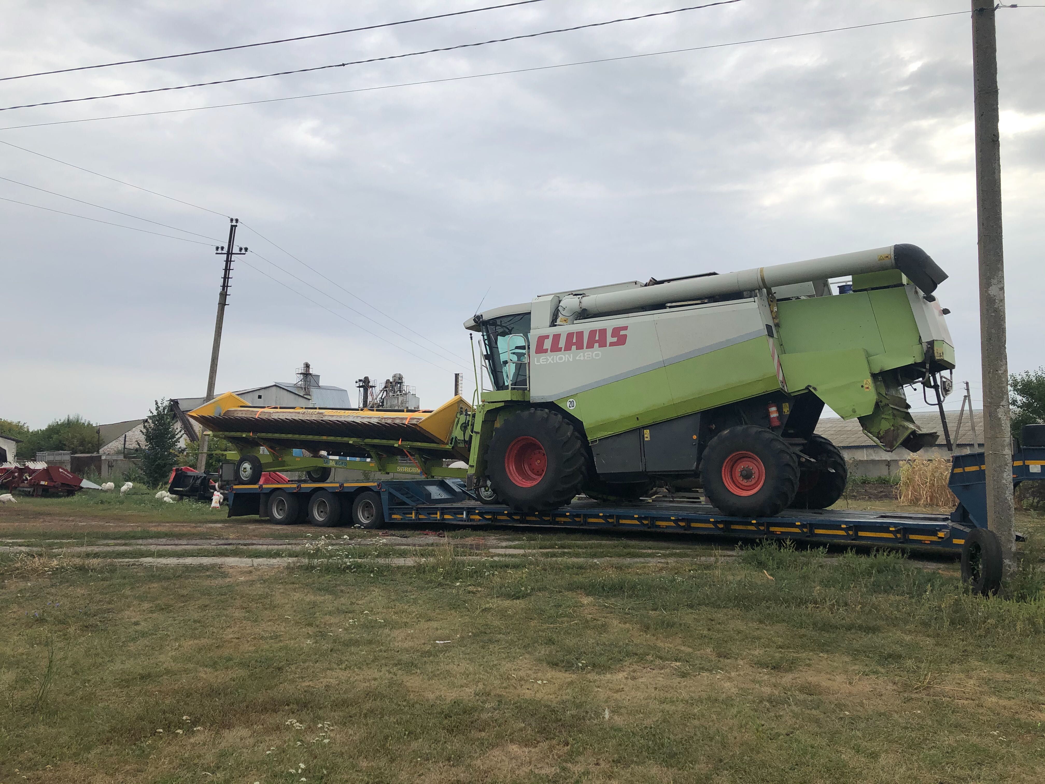 Claas lexion 480, двигун САТ С12 - через банк кредит