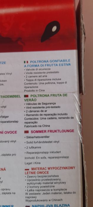 Colchão insuflável melancia