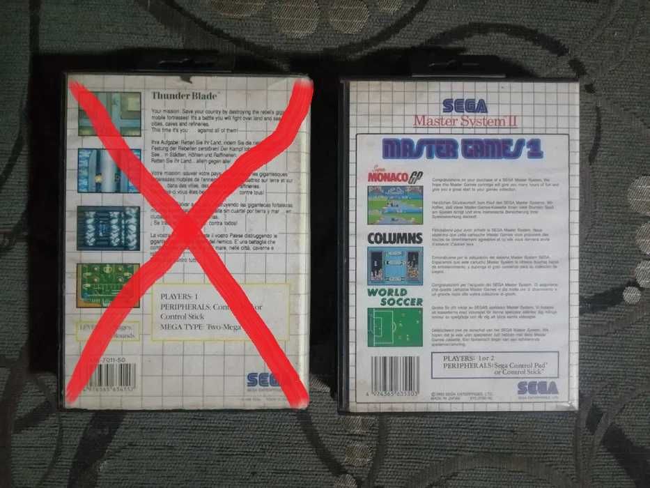 Jogo Sega - Master Games 1