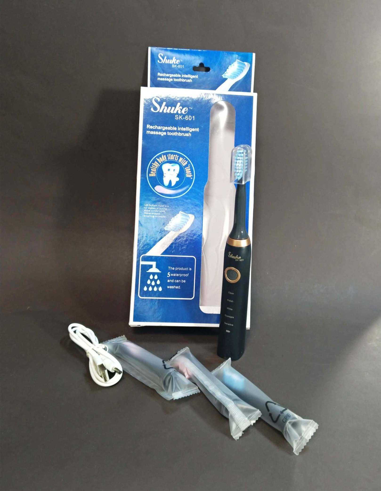 Электрическая ультразвуковая Shuke SK-601 зубная щетка 5 режимов