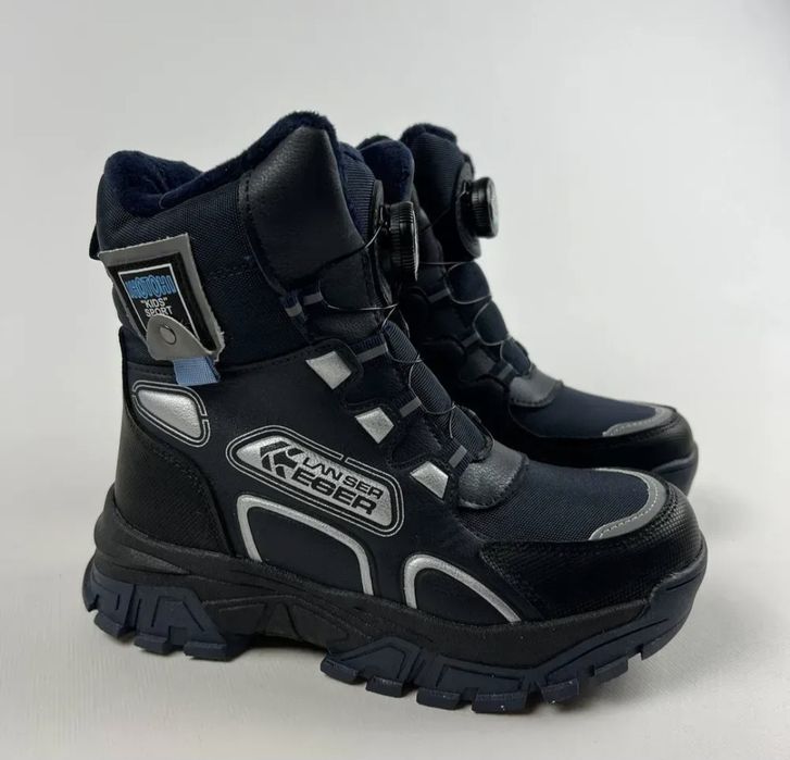 Зимові черевики для хлопчика зимові ботинки зимове взуття обувь чоботи