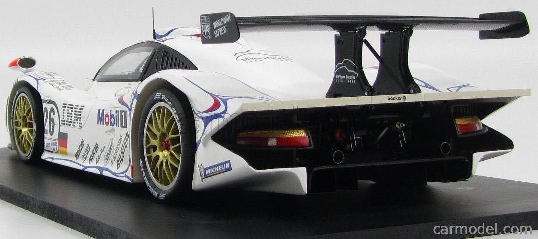 Porsche 911 GT1-98 #26 Winner 24h Le Mans 1998 1:18 Spark