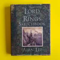 Livro The Lord of the Rings Sketchbook Alan Lee
