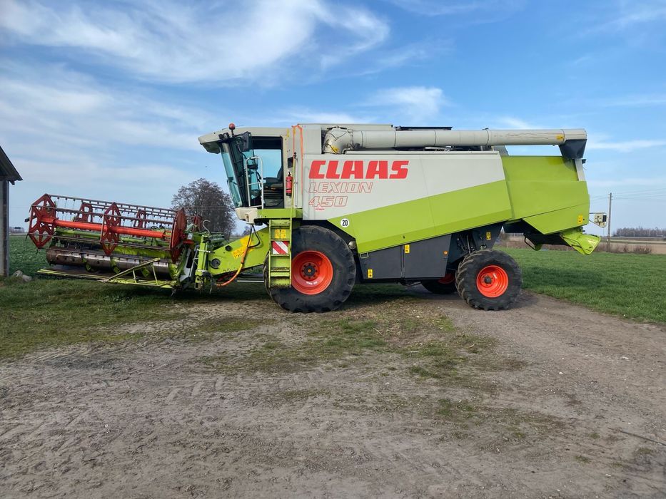 Kombajn Claas Lexion 450, heder skladany C540