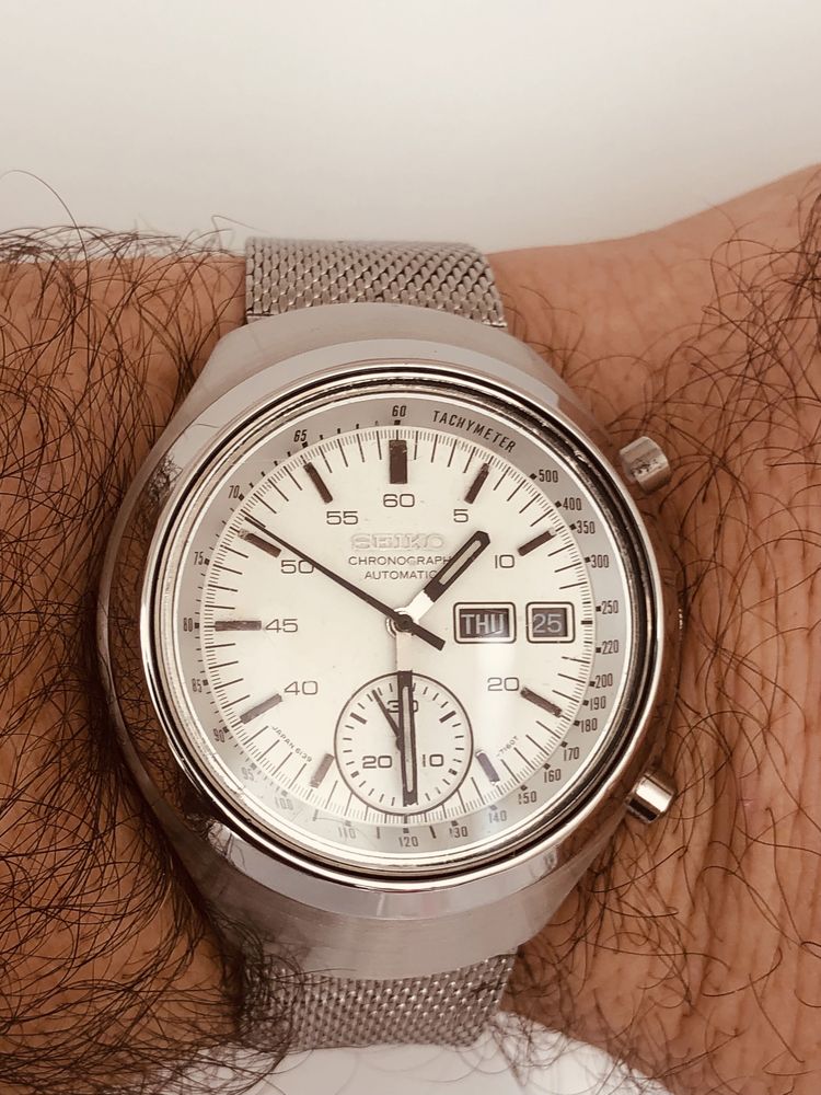 Relogio vintage cronografo automatico original Seiko