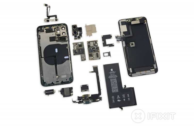 Iphone 11 pro по запчастинам Корпус Шлейф зарядки Камера батарея LCD