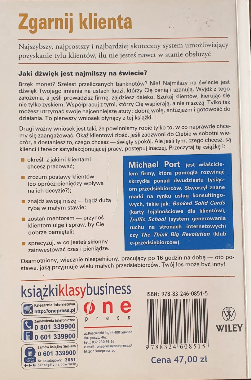 Zgarnij klienta Michael Port