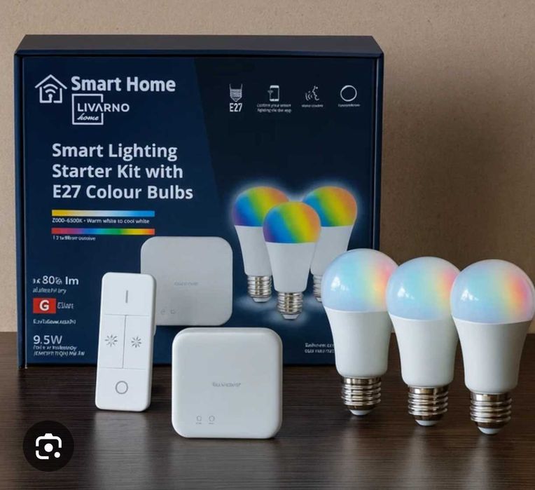 Smart home Livarno Zigbee żarówki LED Silvercrest Zestaw startowy