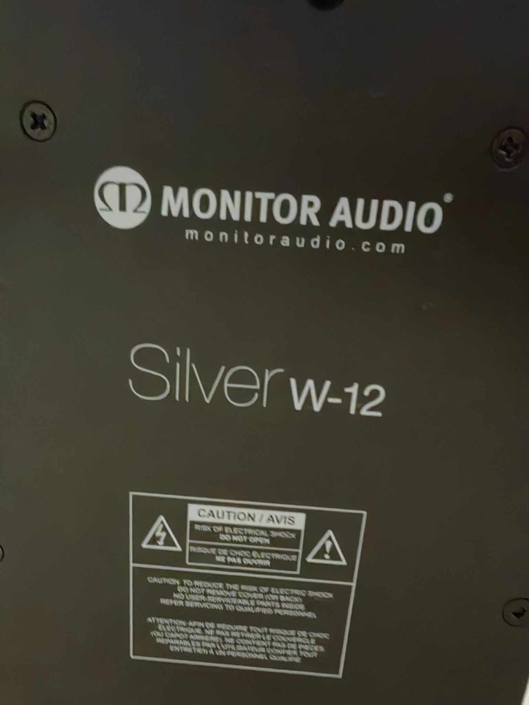 Subwoofer Monitor audio silver w12 6g