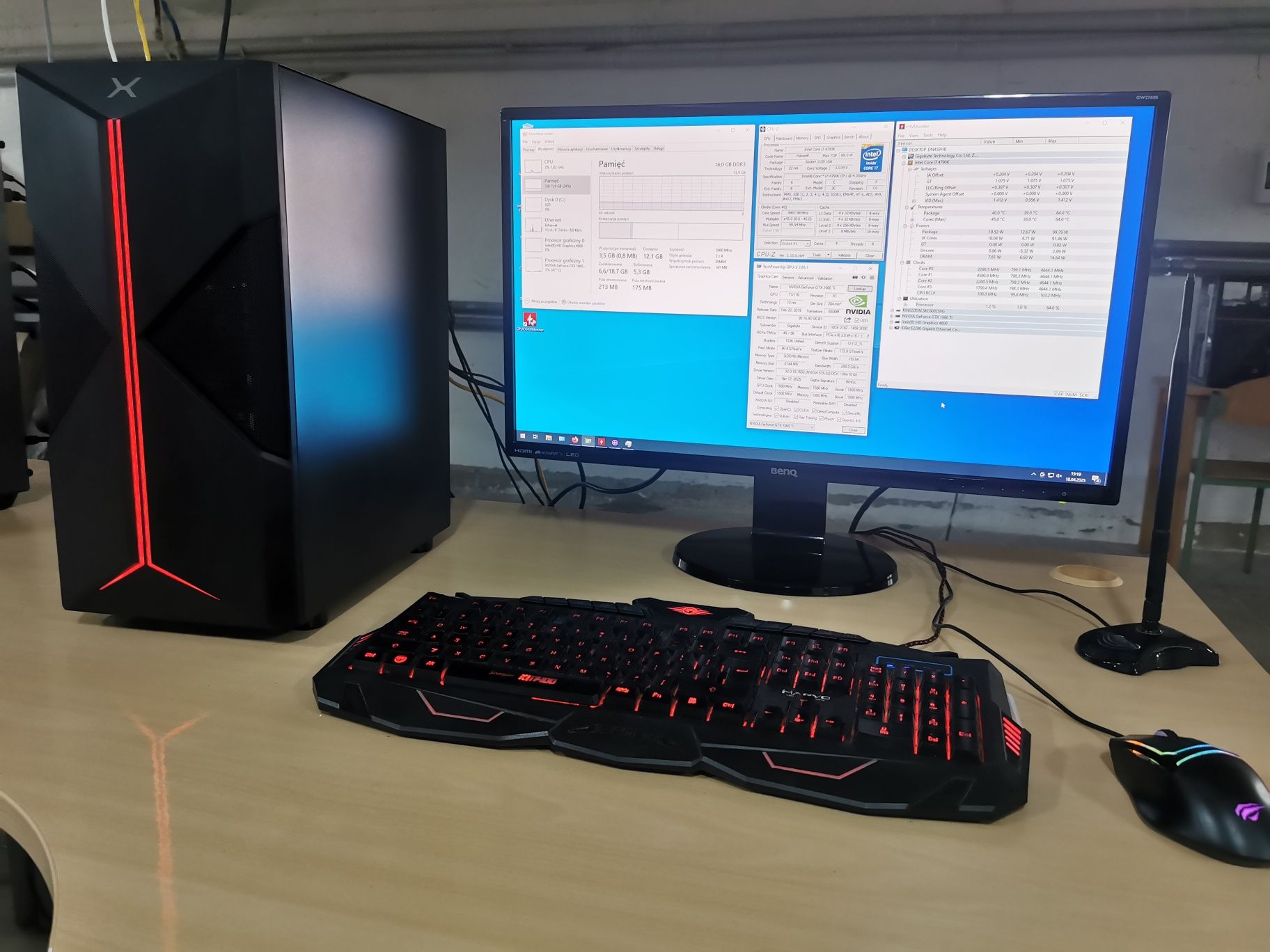 Super komputer gamingowy i7 4,5GHz/ 16GB/ GTX 1660Ti/ SSD 1TB M.2 WiFi