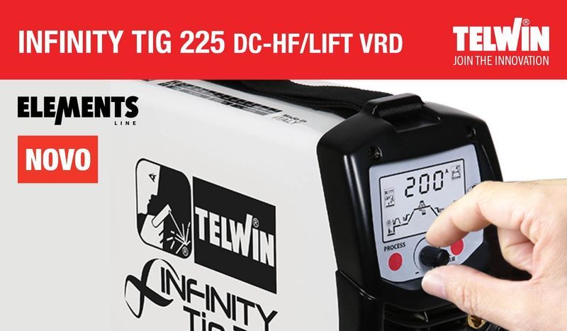 Inverter TELWIN INFINITY TIG 225 DC-HF/LIFT VRD + oferta