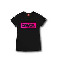 T-shirt DAVCA Pink Logo Lady Damski Koszulka