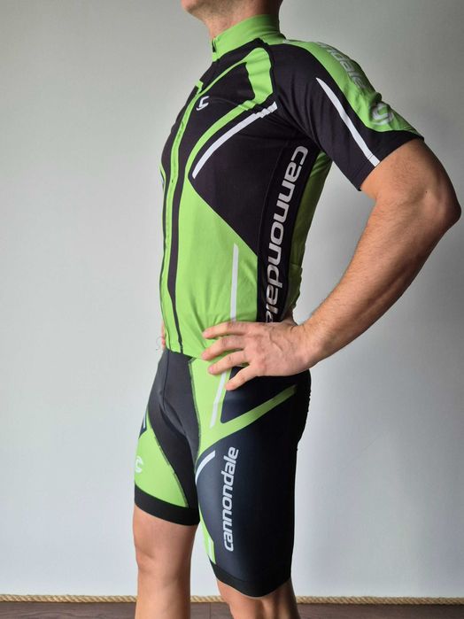 Cannondale - komplet, spodenki na szelkach + koszulka z kieszeniami.
