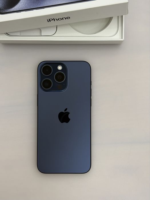 iPhone 15 Pro Max 256GB Blue Titanium | stan idealny