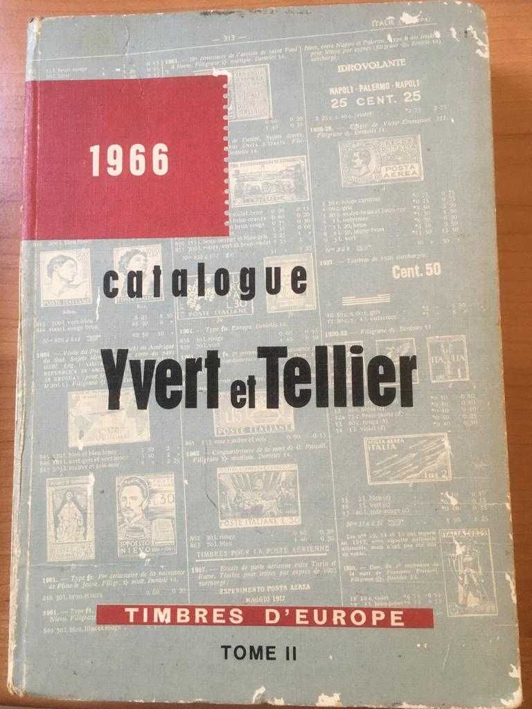 Catálogos de selos Yvert et Tellier de 1966