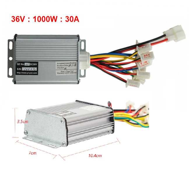 Контроллер для коллекторного мотора постоянного тока 500 Вт, 1000 Вт