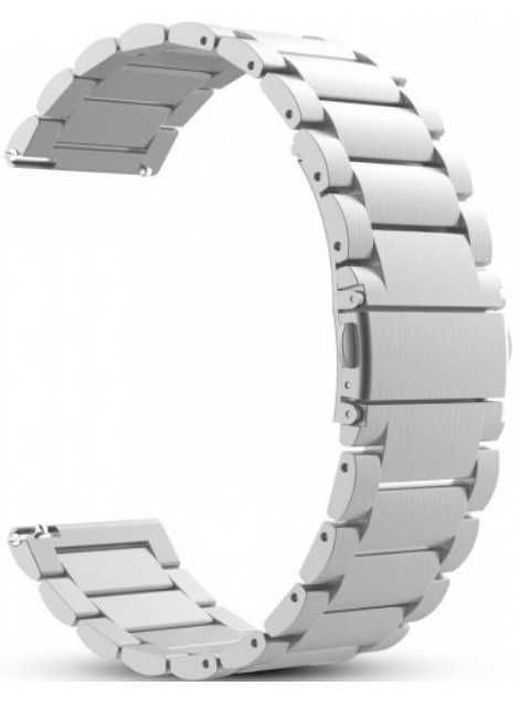 Pasek TECH-PROTECT do Samsung huawei amazfit Srebrny 46mm