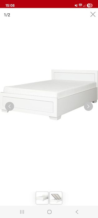 Łóżko 120 x 200 białe Majorka Bodzio