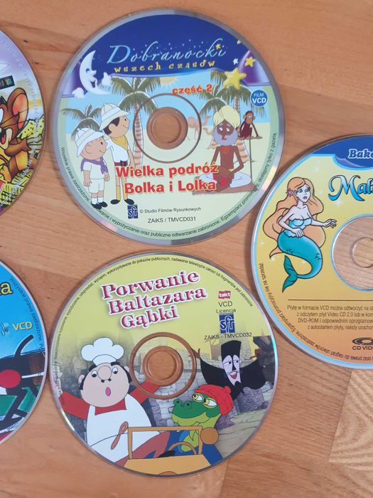 Zestaw 7 Bajek DVD Dla Dzieci