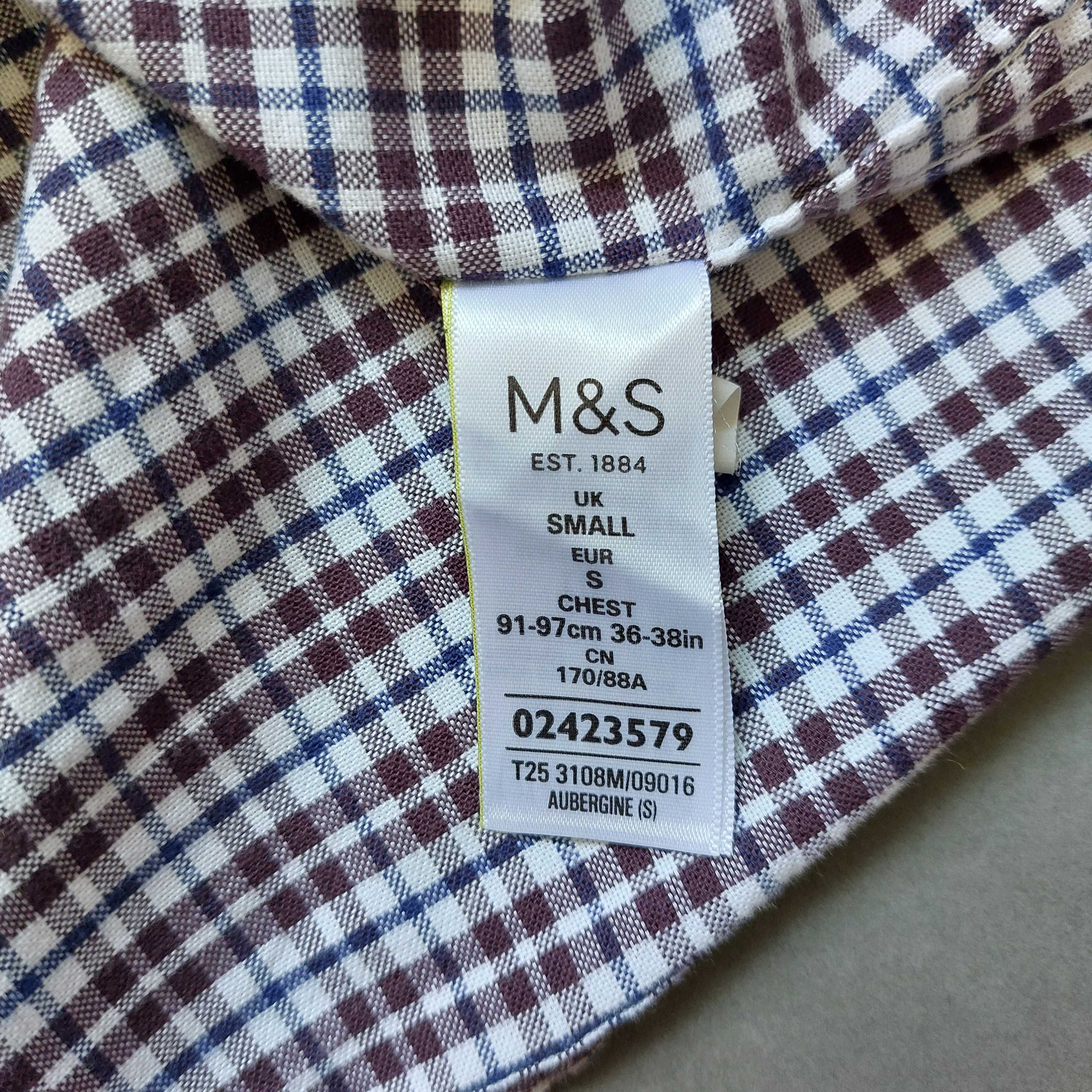 Koszula M&S Collection S regular 100% bawełna