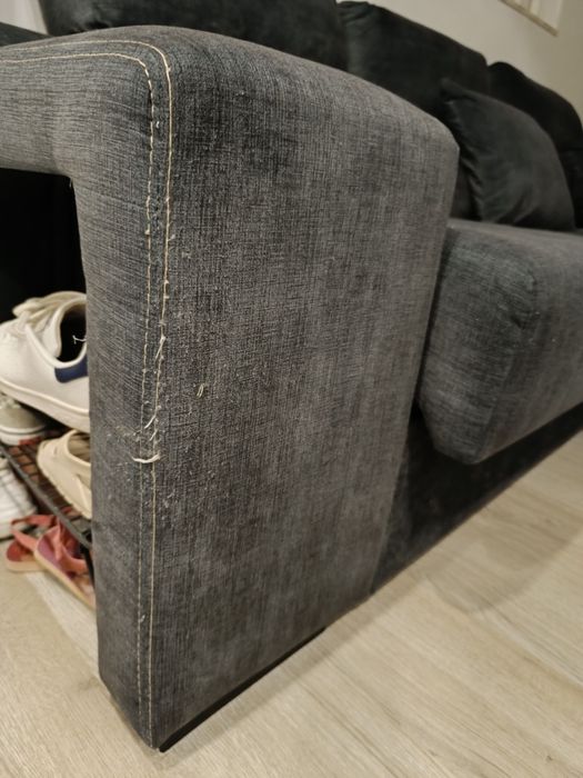 Sofá 3 lugares com chaise long