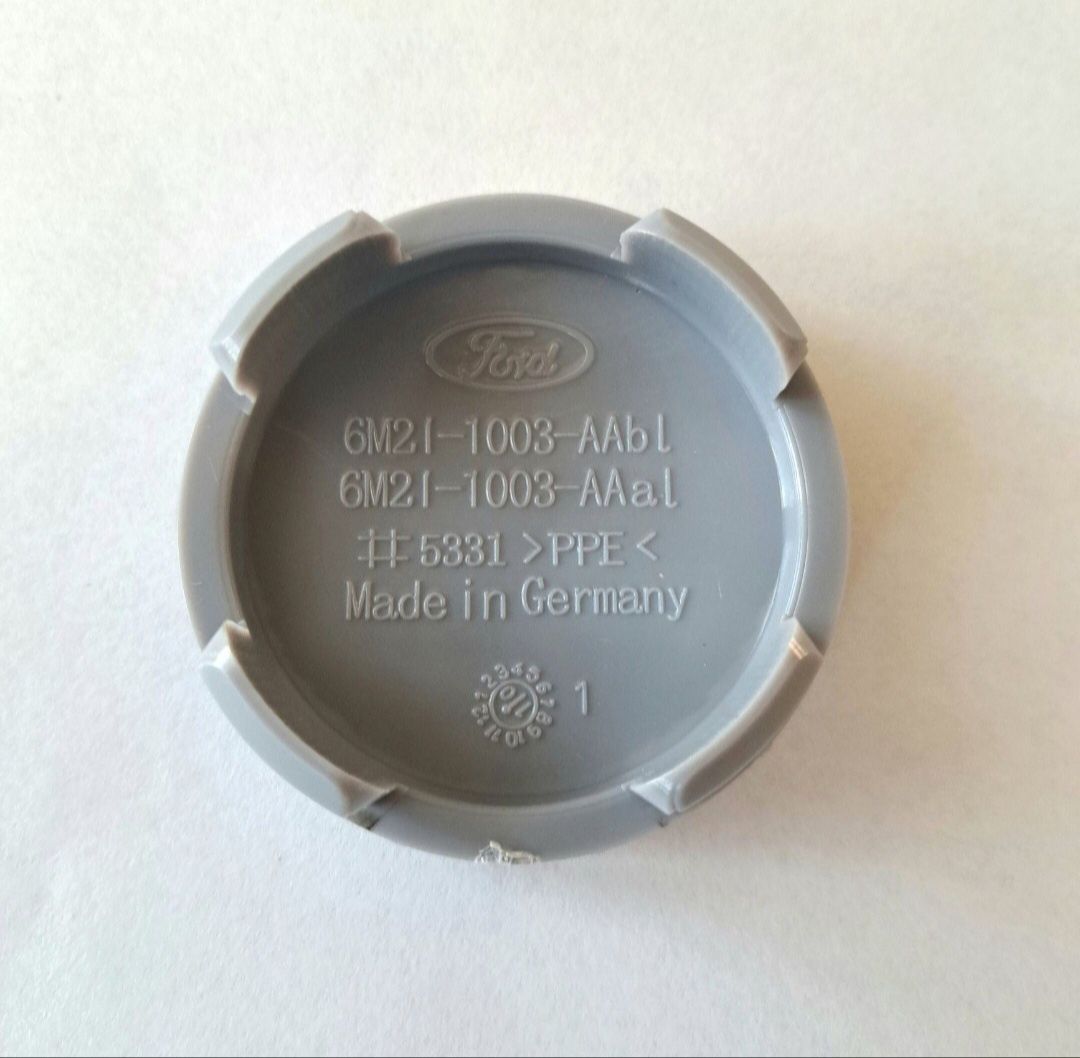 *NOWE* Dek'ielki 54mm FORD komplet 4szt. dekle zaślepki niebieskie