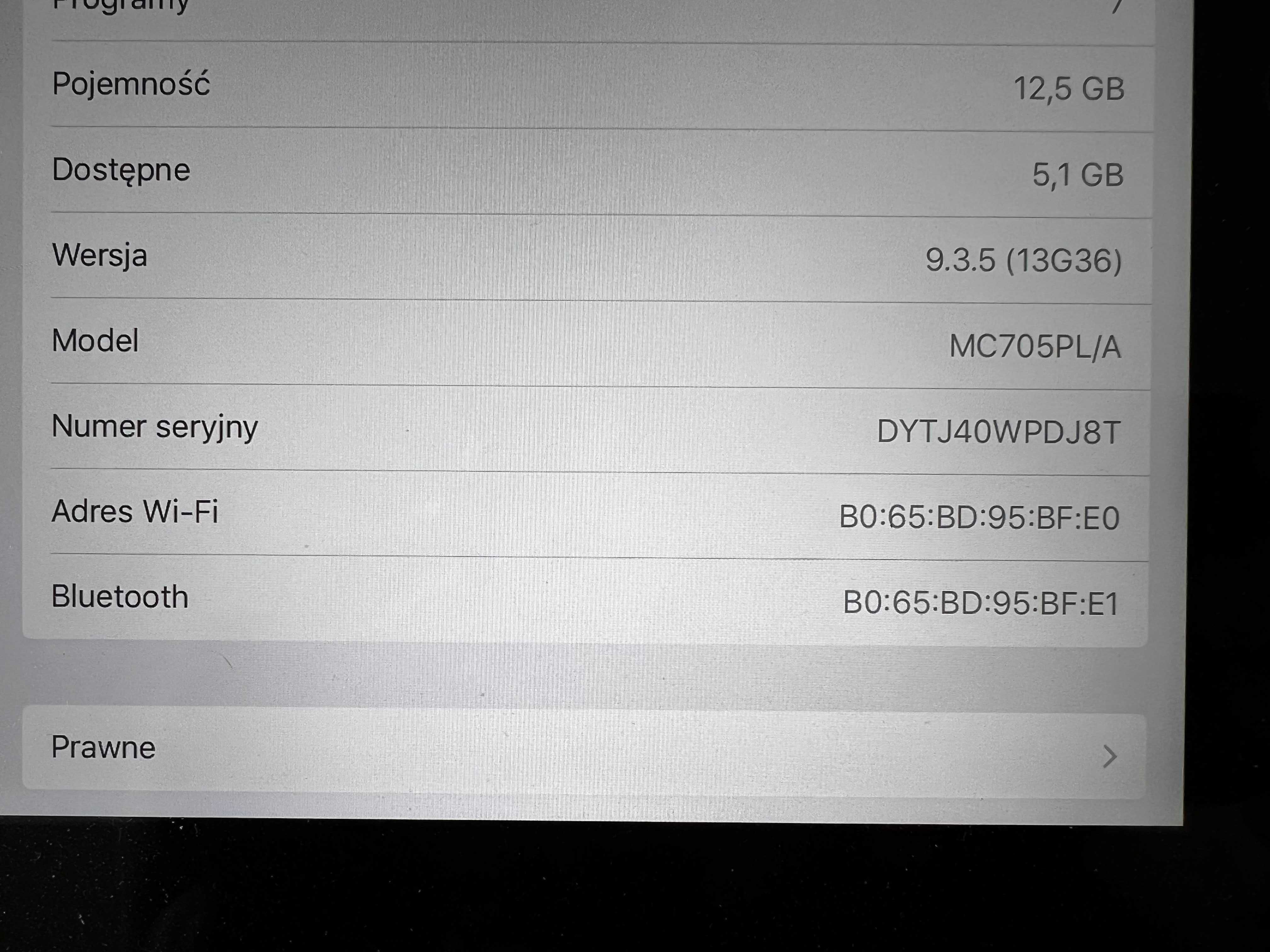 Tablet Apple iPad 3 srebrny 16 GB A1416 WiFi – Stan Bdb z Etui