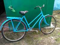 Велосипед міський дамка дорожник синього кольору ММЗ