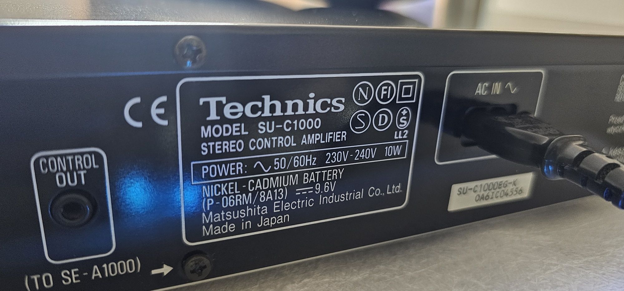 Technics SU-A1000 wzm. mocy, SU-C1000 przedwzm.+oryg.pilot-bdb.stan
