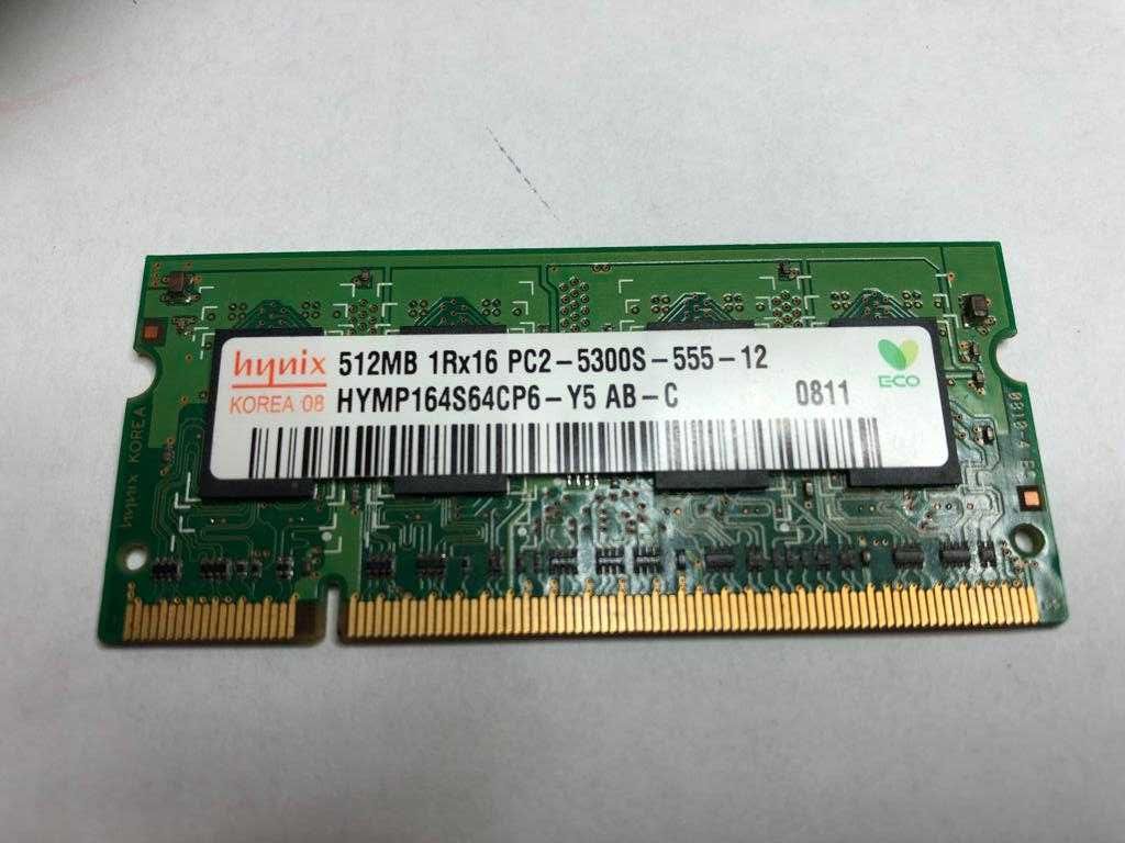 Pamięć RAM 512MB  DDR2 PC2 hynix  do laptopa